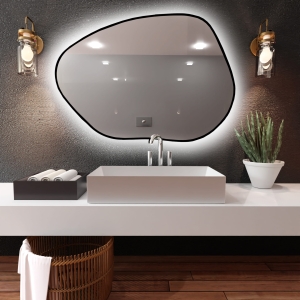 Lustro ścienne Baltica Design Tiny Border LED Bright Stain I