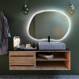 Lustro ścienne Baltica Design Tiny Border LED Bright Stain II