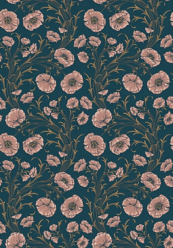 Tapeta dekoracyjna Boras Tapeter Treasured Poppy Flow 2272