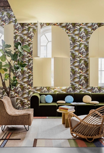 Cole&amp;Son Ardmore Jabula Hoopoe Leaves