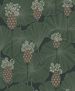 Tapeta dekoracyjna Boras Tapeter Eastern Simplicity Umbrella Leaves 3119