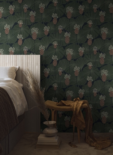 Boras Tapeter Eastern Simplicity Umbrella Leaves 3119