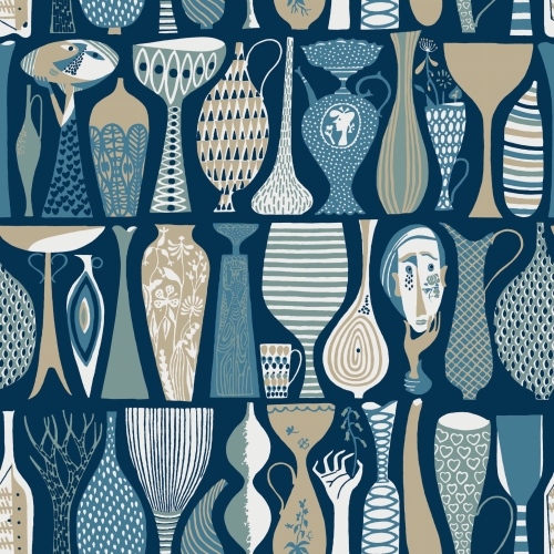 Tapeta dekoracyjna Boras Tapeter Scandinavian Des. II Pottery 1759