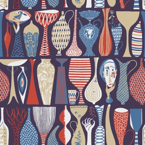 Tapeta dekoracyjna Boras Tapeter Scandinavian Des. II Pottery 1760