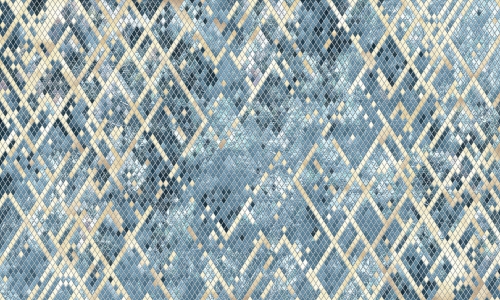 Tapeta-Wonderwall-Iris-z-geometrycznym-wzorem-rombów-i-ukośnych-linii-w-odcieniach-niebieskiego.jpg