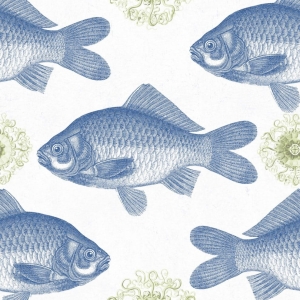 Tapeta MINDTHEGAP Fish Blue WP20009