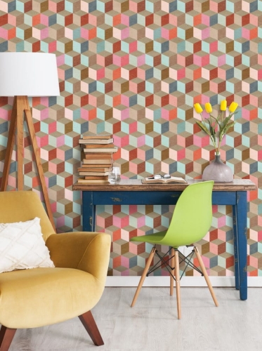 MINDTHEGAP Eclectic Coloured Geometry WP20004