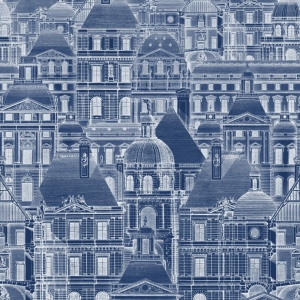 Tapeta MINDTHEGAP Eclectic Louvre Blue WP20021