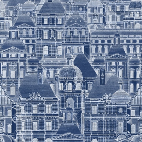 MINDTHEGAP Eclectic Louvre Blue WP20021