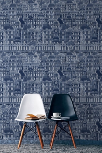 MINDTHEGAP Eclectic Louvre Blue WP20021