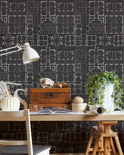 MINDTHEGAP Eclectic Chateau Anthracite WP20025