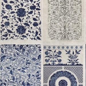 Tapeta MINDTHEGAP Eclectic Chinese Pattern Blue WP20051