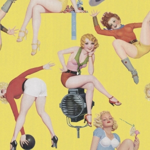 Tapeta MINDTHEGAP Eclectic Pin-Up Girls WP20068
