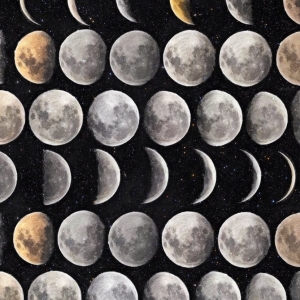 Tapeta MINDTHEGAP Eclectic Moon Phases WP20066