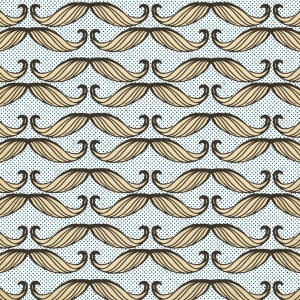 Tapeta MINDTHEGAP Illusion Moustache WP20088