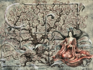 Grafika WallCraft Sakura 490 31 2102