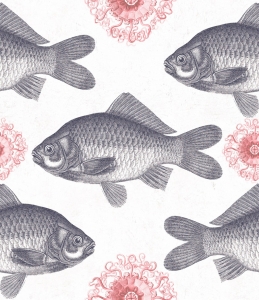 Tapeta MINDTHEGAP Fish Neutral WP20008