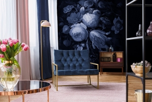 Grafika Wall Art Boudoir Navy