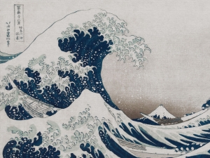 Wall Art Grafika Wall Hokusai
