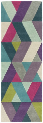 Asiatic Funk Chevron Blue Green