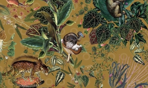 Tapeta Arte Moooi Menagerie of Extinct Animals Curry MO2074