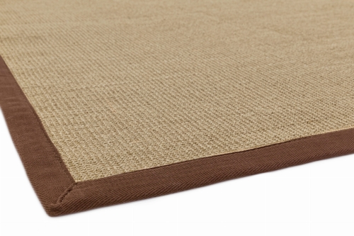 Asiatic Sisal Linen/Chocolate