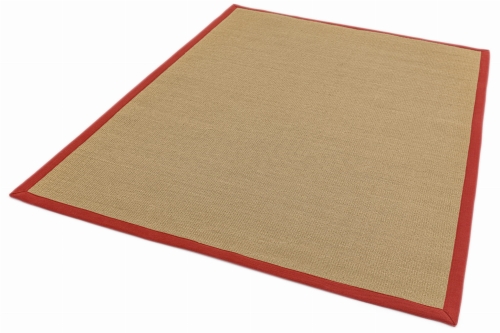 Asiatic Sisal Linen/Red