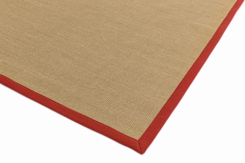 Asiatic Sisal Linen/Red