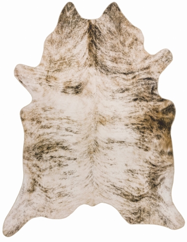 Asiatic Texas Faux Cowhide Grey