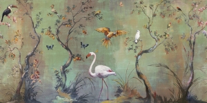 Mural Inkiostro Bianco Ibis Sang INKUAHB1901A