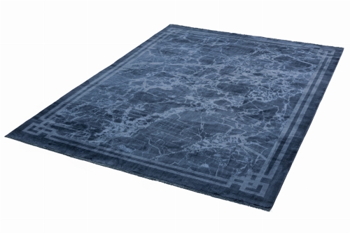 Asiatic Zehraya ZE02 Ink Blue Border