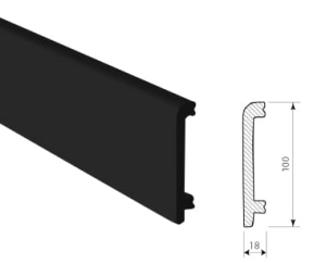 Listwa przypodłogowa Krome P10018B