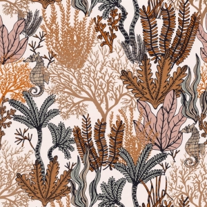 Tapeta dekoracyjna Casamance Orphee Posidonie Terracotta 74700202
