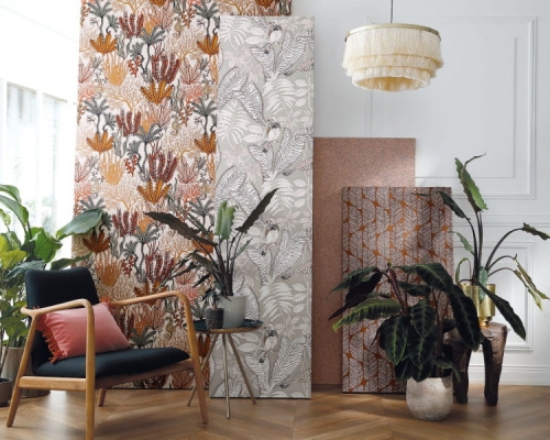 Casamance Orphee Abelia Terracotta 74721224