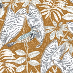Tapeta dekoracyjna Casamance Orphee Sibia Moutarde 74752454