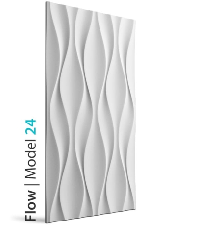 Loft Design Panel gipsowy Model 24 FLOW 60x100 cm