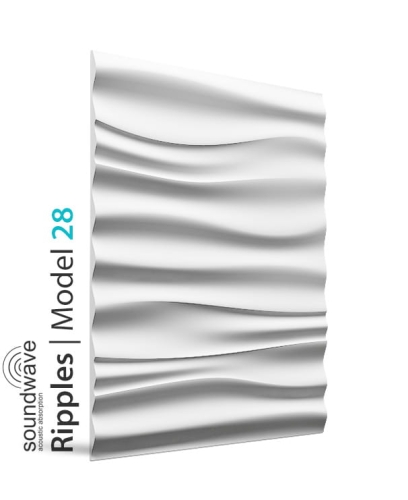 Loft Design Panel gipsowy Model 28 RIPPLES (A/B)  60x70 cm 