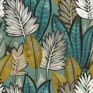 Tapeta dekoracyjna Casamance Manille Sabal Vert Deau 74680264