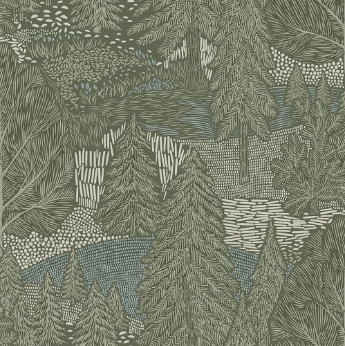 Tapeta dekoracyjna Boras Tapeter Woodland Northern Forest 4702