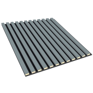 Panel akustyczny drewniany 3D Lameo 60x60cm  - Skandynawska Szarość LAMEO_A124