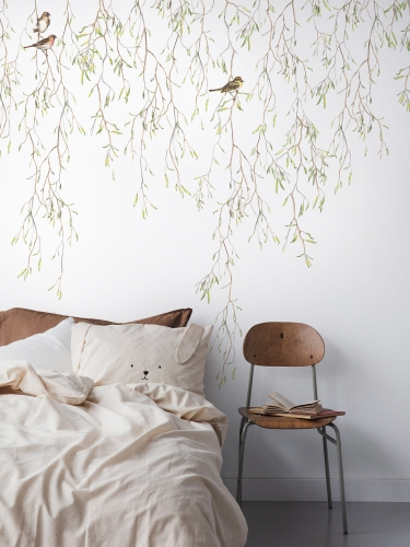 Mural Borastapeter Spring Birds 9447W
