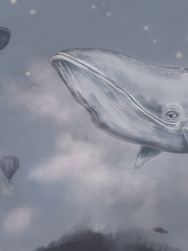 Mural Borastapeter Whales in the sky 9457W wzor maly.jpg