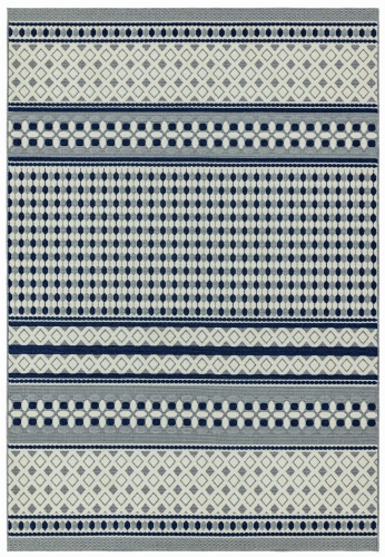 Dywan ogrodowy Asiatic Antibes AN06 Blue Cream Geometric