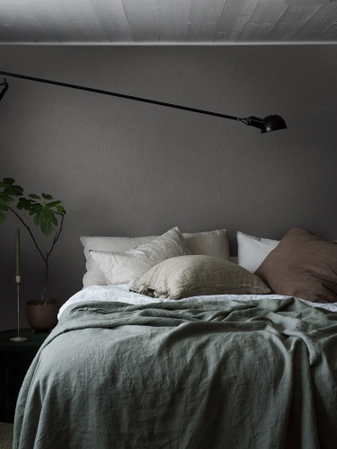 Boras Tapeter Linen Dim Linen 4322 sypialnia.jpg