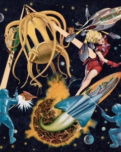 Tapeta MINDTHEGAP Eclectic Sci-Fi Pulp WP20064