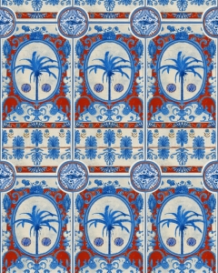 Tapeta MINDTHEGAP Sundance Villa The Villa Mural Red WP20576