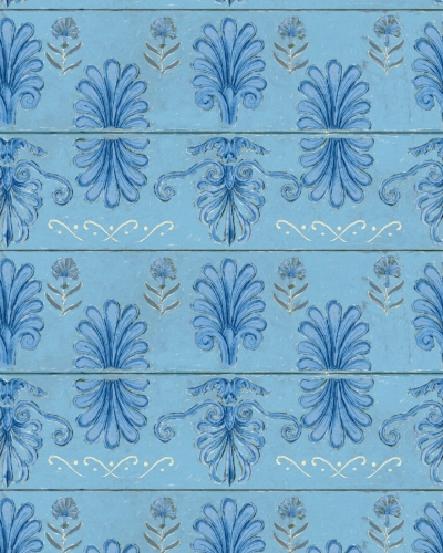 Tapeta MINDTHEGAP Sundance Villa Mykonos Villa Motif Azure WP30041
