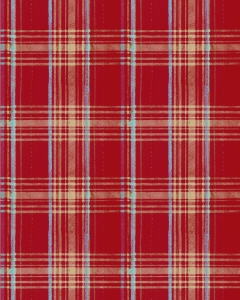 Tapeta MINDTHEGAP Sundance Villa SEAPORT PLAID Red WP30066