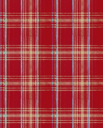 Tapeta MINDTHEGAP Sundance Villa SEAPORT PLAID Red WP30066