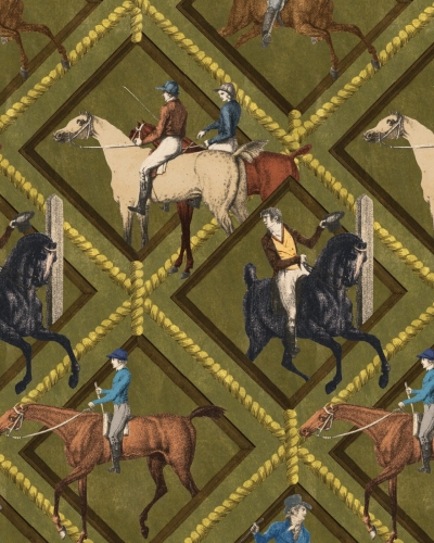 Tapeta MINDTHEGAP THE DERBY GYMKHANA Khaki WP20638